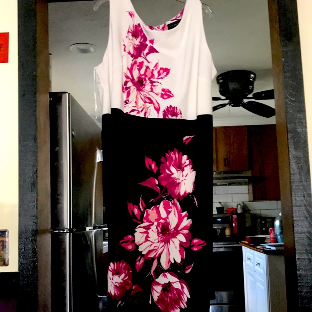 Beautiful polyester and spandex dress